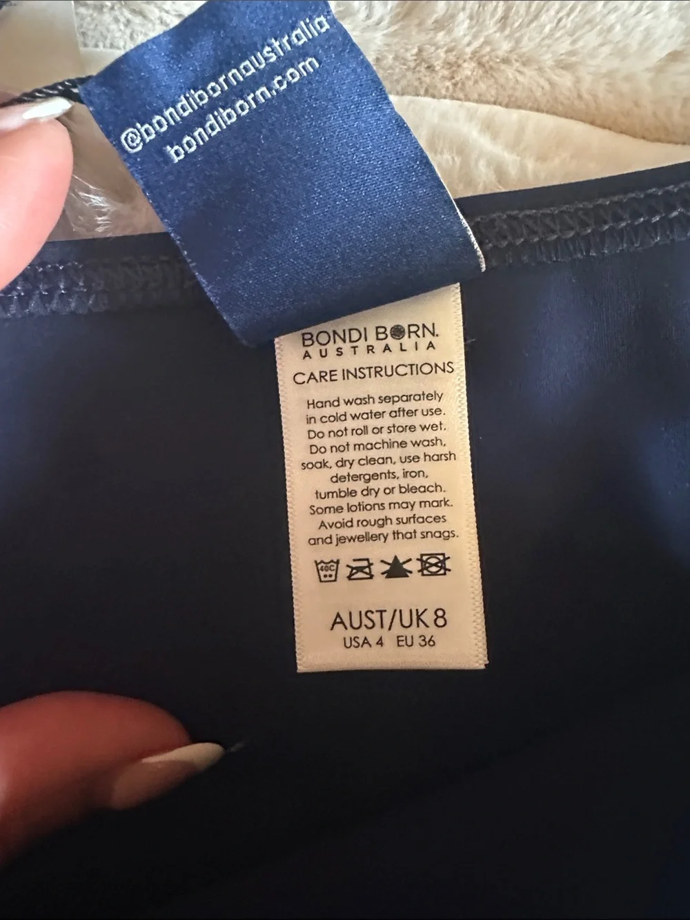BONDI BORN Deep Navy Swim Bottoms
